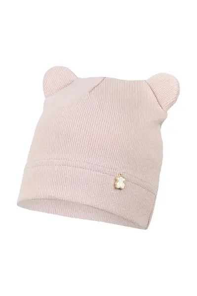 Dětská čepice Jamiks ROSSI fialová barva, z tenké pleteniny, JWH098