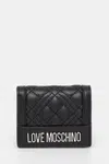 Peněženka Love Moschino dámská, černá barva, JC5601PP0MLA000B