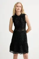 Šaty Morgan černá barva, mini, ROSLI
