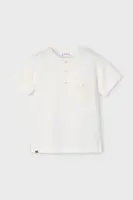 Dětské bavlněné tričko Mayoral béžová barva, 3033