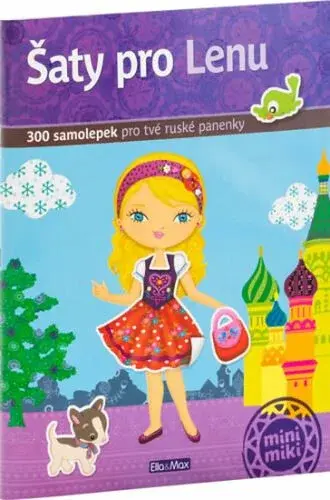 Šaty pro LENU - kniha samolepek - Julie Camel