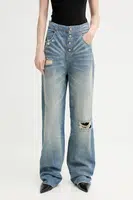 Džíny MM6 Maison Margiela dámské, high waist, S52LA0241.M30016