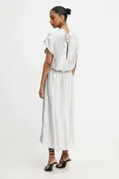 Šaty Patrizia Pepe šedá barva, maxi, 2A2920 A591