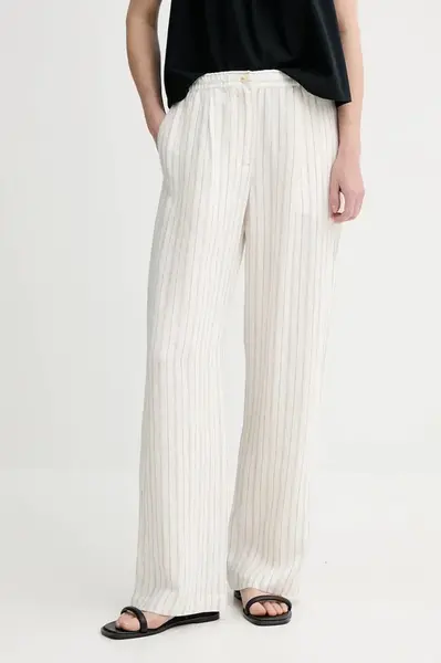 Lněné kalhoty Samsoe Samsoe SATOVE