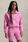 Dětská mikina Polo Ralph Lauren fialová barva, hladká, 313965052001
