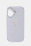 Obal na telefon Guess iPhone 16 fialová barva, GUHCP16SPGP4STRU