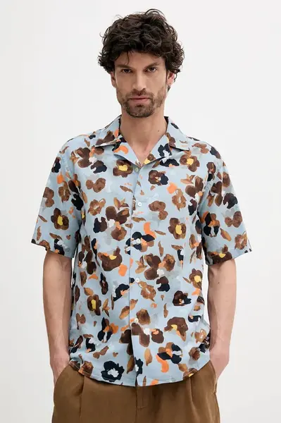 Lněná košile United Colors of Benetton