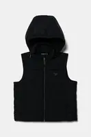 Dětská péřová vesta Emporio Armani tmavomodrá barva, EB000422 AF14935