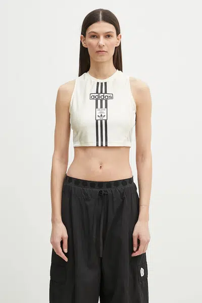 Top adidas Originals Tank Top béžová barva, JD0103