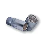 Nástrčná hlavice 3/8" 17 mm, 12hranná, prodloužená 63 mm - ASTA Velikost: 24 mm