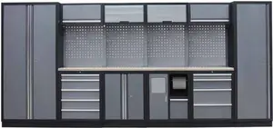 Sestava dílenského nábytku Procarosa PROFI L-II Pracovní deska: dřevěná