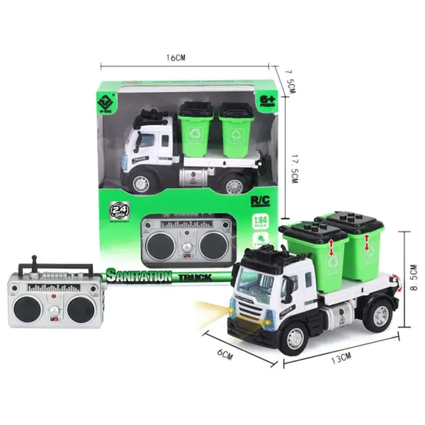 R/C 1:64 2,4Ghz MINI R/C Technické služby / Vůz na tříděný odpad