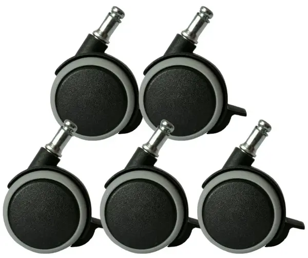 NAV Kolečko s manuální brzdou, pogumované, průměr 50mm, čepu 10mm