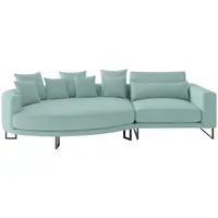 Livetastic POHOVKA BIG SOFA, textil, tyrkysová