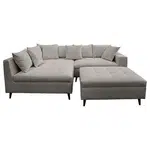 MID.YOU ROHOVÁ SEDAČKA, textil, tmavě šedá