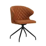 MID.YOU ŽIDLE S PODRUČKAMI, mikrovlákno, koňaková