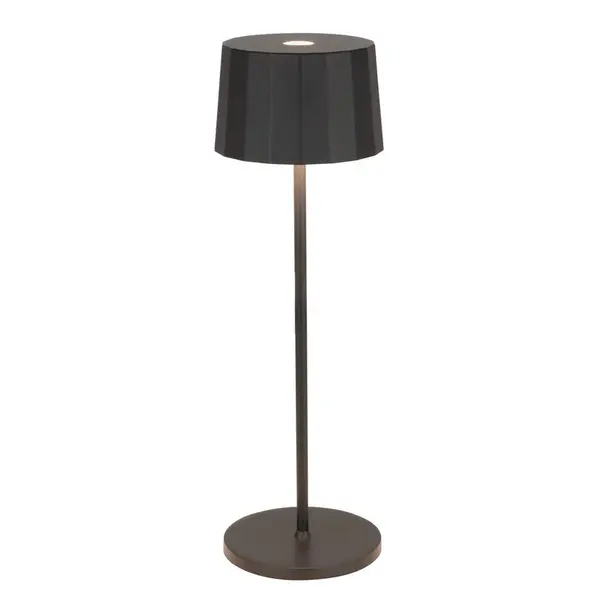 Dieter Knoll STOLNÍ LAMPA NA BATERIE, dotykový stmívač, 11/35 cm