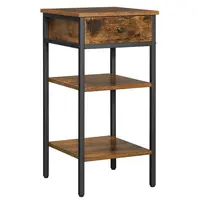 Boxxx ODKLÁDACÍ STOLEK, hnědá, černá