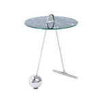 ODKLÁDACÍ STOLEK, černá, barvy stříbra