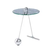 ODKLÁDACÍ STOLEK, černá, barvy stříbra