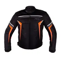 Pánská moto bunda BOS Laganas Black/Orange L