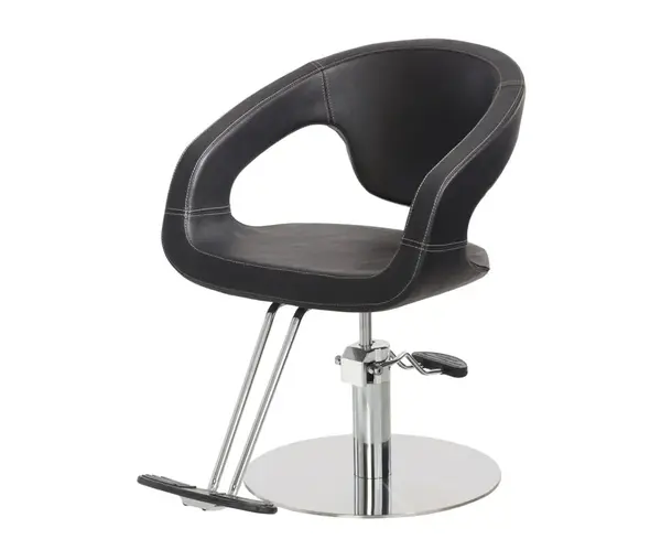 Kadeřnické křeslo SilverFox YL332 - černé + dárek zdarma