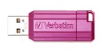 Verbatim 49056 Flash Disk Hi-Speed Store 'n' Go, 32GB, Pinstripe, USB 2.0, Hot růžová