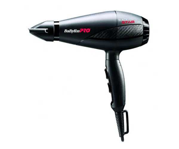 Profesionální fén na vlasy BaByliss Pro Black Star Ionic BAB6250IE - 2200 W, černý + dárek zdarma