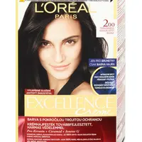 Permanentní barva Loréal Excellence 200 černohnědá - L’Oréal Paris + dárek zdarma