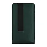 Univerzální pouzdro FIXED Lucca se zavíracím popruhem pro telefony do 6,3", tmavě zelená