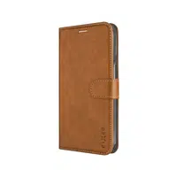Flipové pouzdro FIXED Opus pro Samsung Galaxy S25+, hnědá