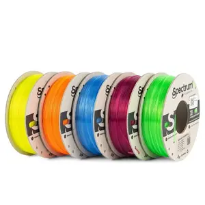 Spectrum 80889 3D filament, 5Pack PLA Crystal, 1,75mm, 5x250g, Vícebarevný (Blue, Yellow, Pink, Green, Orange)
