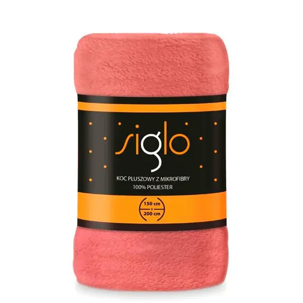 Mikroplyšová deka SIGLO růžová 150 x 200 cm