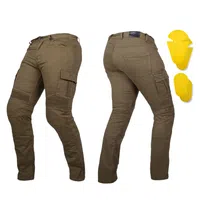 Moto jeansy W-TEC Wallbridge Olive olivově zelená 36/32