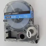 Epson LK-SD6BW, 6mm x 9m, bílý tisk / modrý podklad, kompatibilní páska
