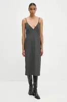 Šaty 2NDDAY Medellin šedá barva, midi, 2245126170