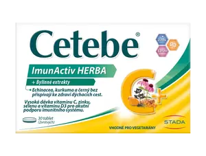 CETEBE ImunActiv Herba + Bylinné extrakty 30 tablet