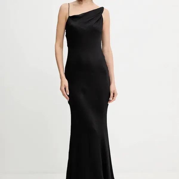 Šaty Twinset černá barva, maxi, 252TP2360