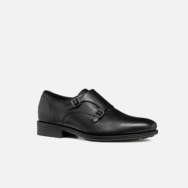 Black Men's Formal Shoes Geox Walk Pleasure - Men