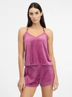 Pink women's suede pajama top ORSAY - Women's