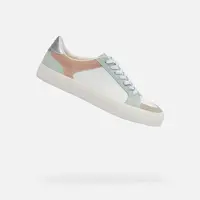 Light green women's sneakers Geox Emmeleny - Women's