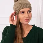 Kesi Čapica s fleece Stefania K278 svetlá khaki