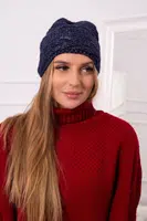 Kesi Čapica s fleece Edyta K298 темно-синий