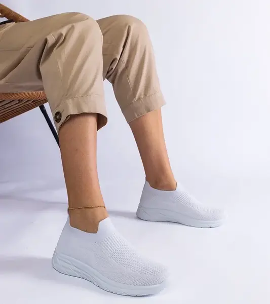 D/CEO White trainers Justar