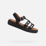 Black women's sandals Geox Camalei - Women's