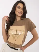T-shirt-CLM-TS-1704.85-light brown