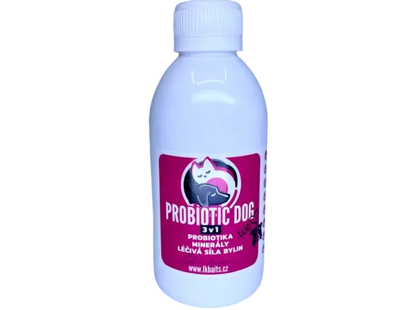 LK Baits Pet Probiotic Dog 3v1 Probiotika, Minerály, Léčivá Síla Bylin