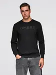 Ombre Classic men's sweatshirt with inscription - black