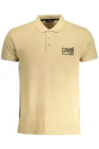 Pánske béžové polo tričko Cavalli Class