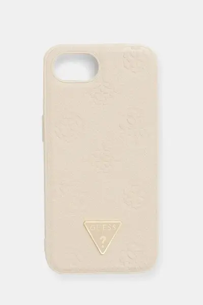 Puzdro na mobil Guess iPhone 16e béžová farba, GUHMPSE4PGBTME